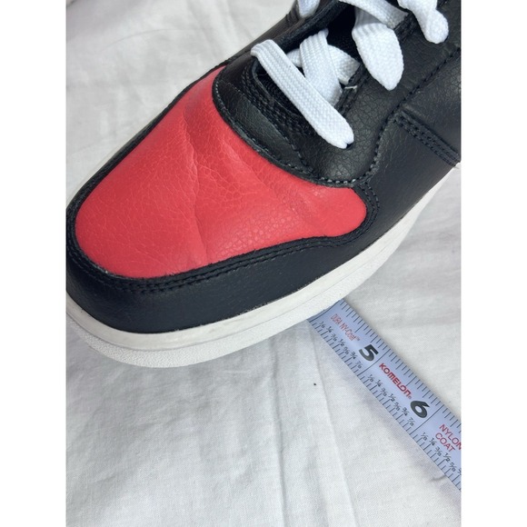 Size 10 - Nike Ebernon Low Black Habanero Red Aq1775-004 W/box - Picture 12 of 14